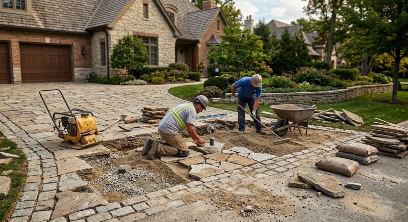 Brick Driveway Repair in Boca Raton, FL