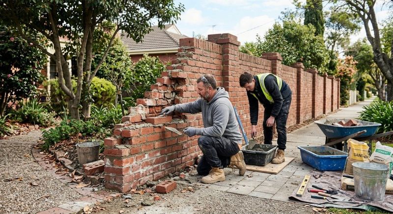 Brick Fence Repair in Boca Raton, FL