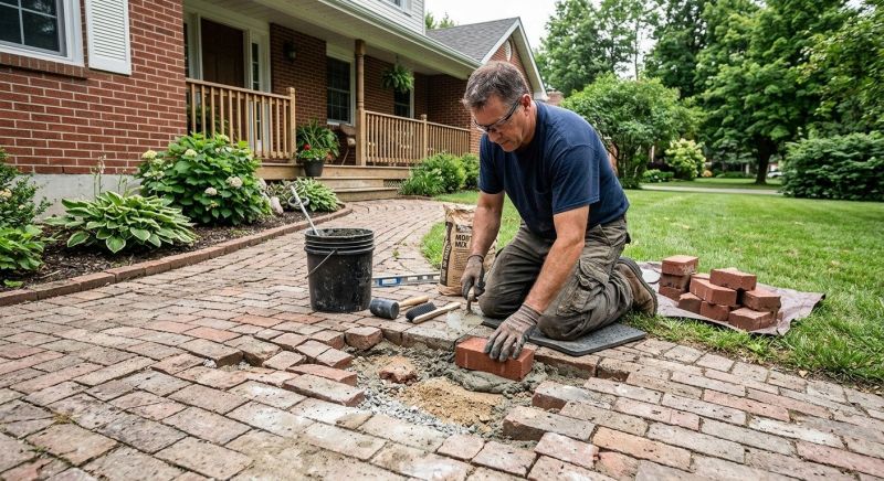 Brick Flatwork Repair in Pompano Beach, FL