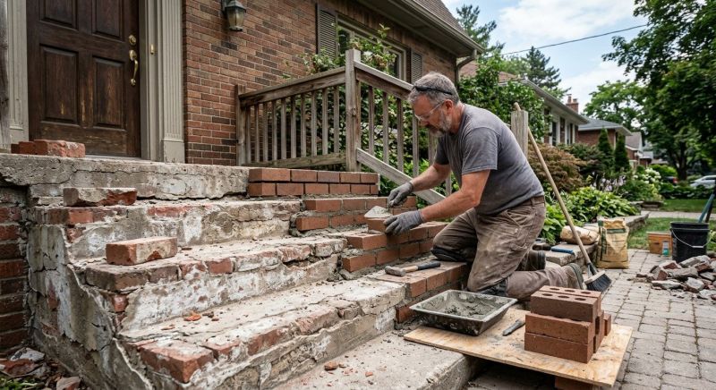 Brick Steps Repair in Boca Raton, FL