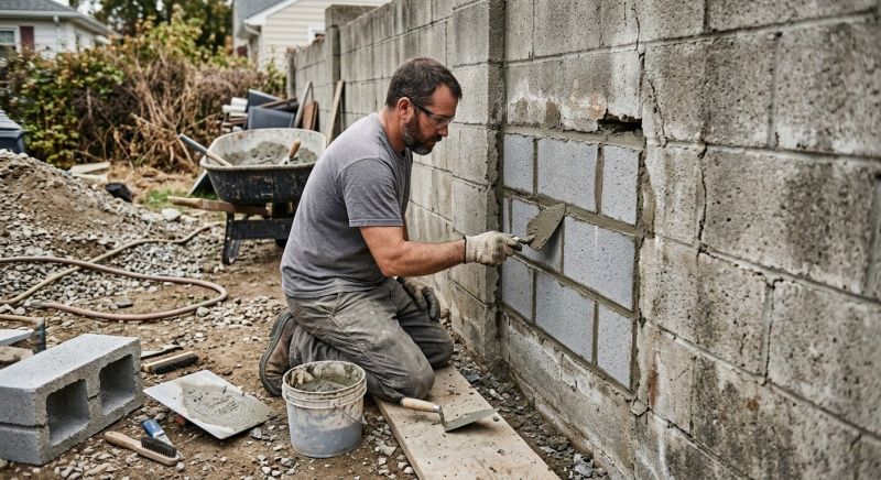 Cinder Block Repair in Boca Raton, FL