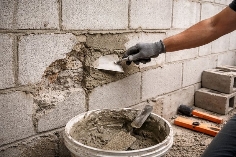 Cinder Block Wall Repair in Hallandale, FL