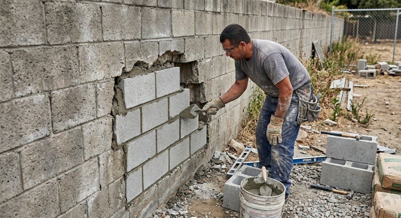 Concrete Block Repair in Delray Beach, FL