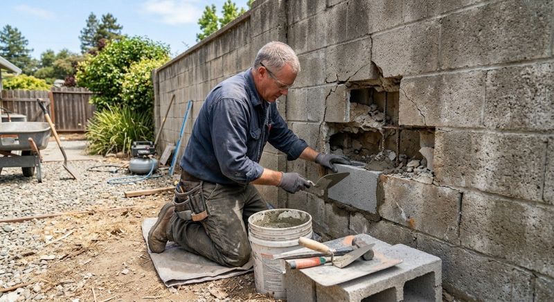 Concrete Block Repair in Hallandale, FL