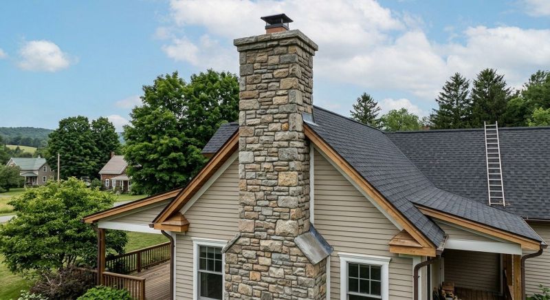 Stone Chimney Installation in Broward County, FL