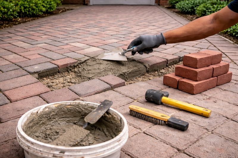 Stone Driveway Repair in Boca Raton, FL