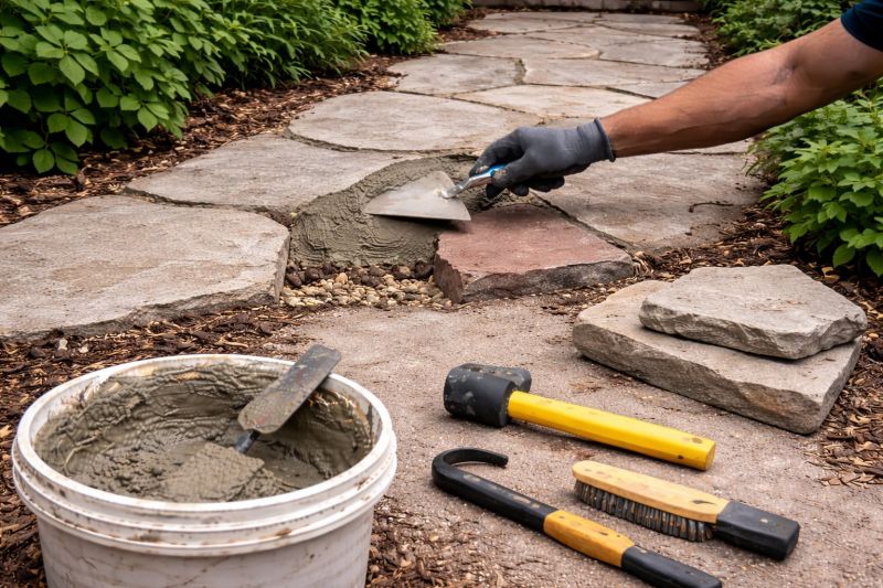 Stone Walkway Repair in Boca Raton, FL