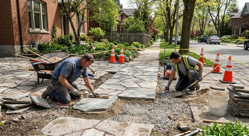 Stone Walkway Repair in Boca Raton, FL