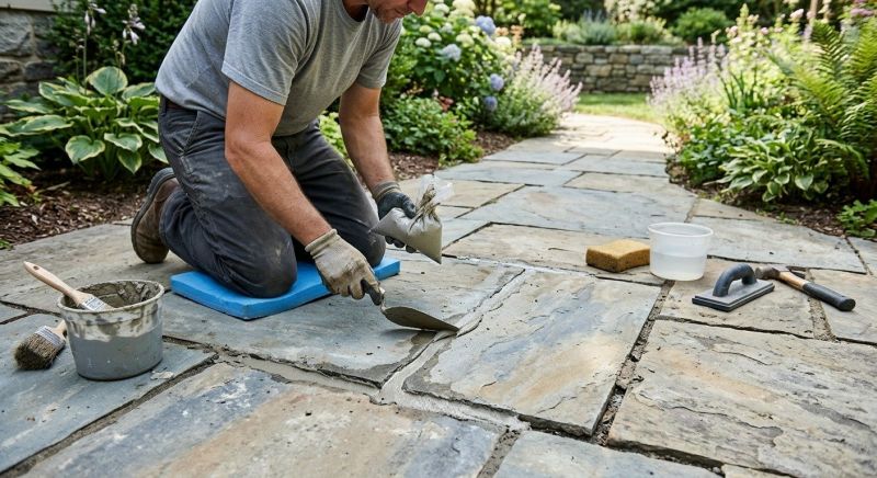 Stone Walkway Repair in Boca Raton, FL
