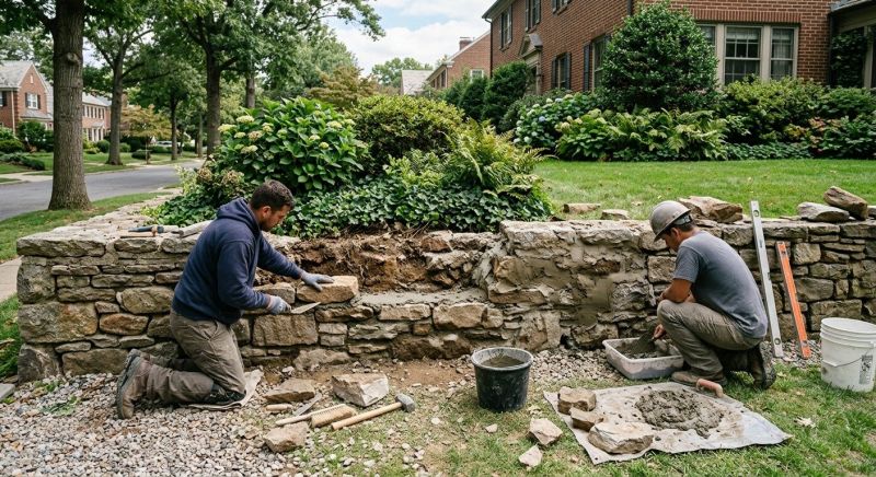 Stone Wall Repair in Hollywood, FL
